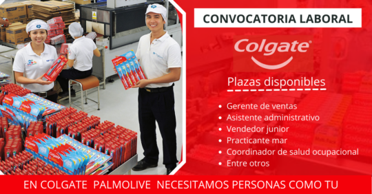 TRABAJOS EN COLGATE