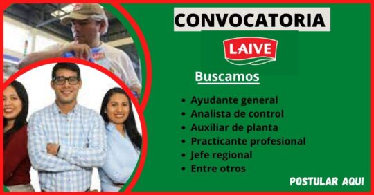 CONVOCATORIA LABORAL