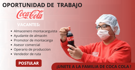 CONVOCATORIA DE COCA COLA