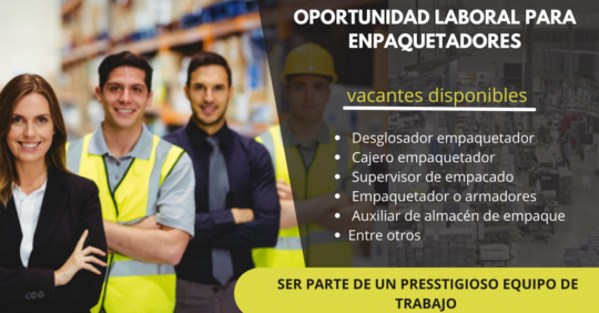 CONVOCATORIA DE EMPAQUETADORES