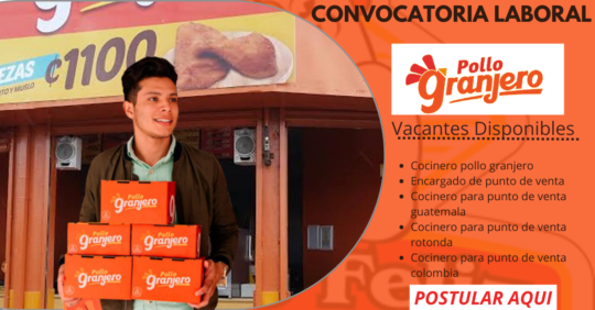 CONVOCATORIA DE POLLO GRANJERO