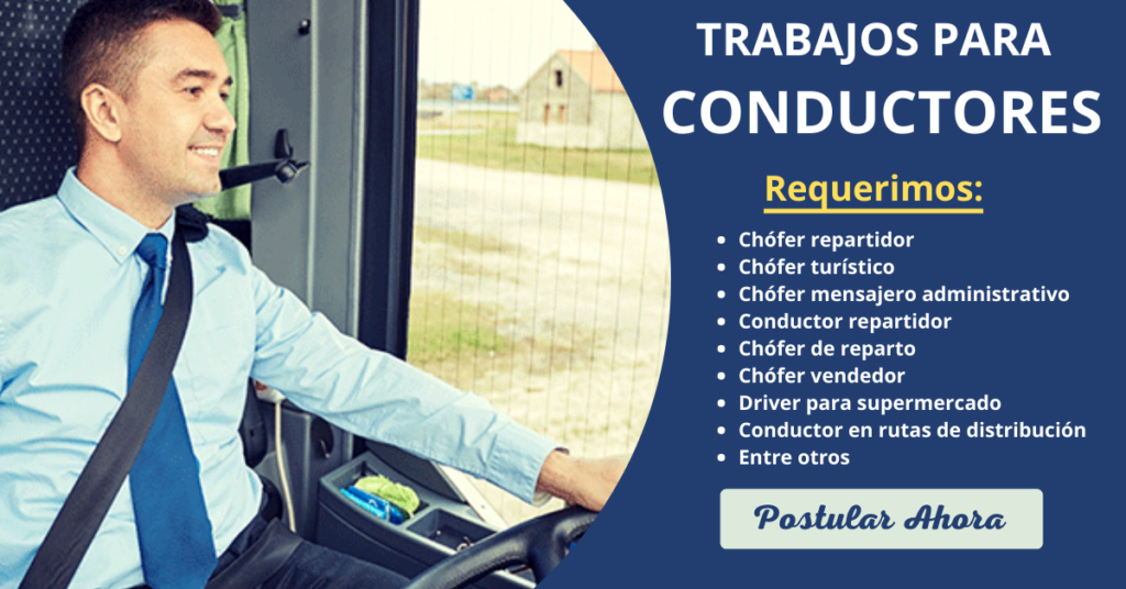 CONVOCATORIA PARA CHOFERES